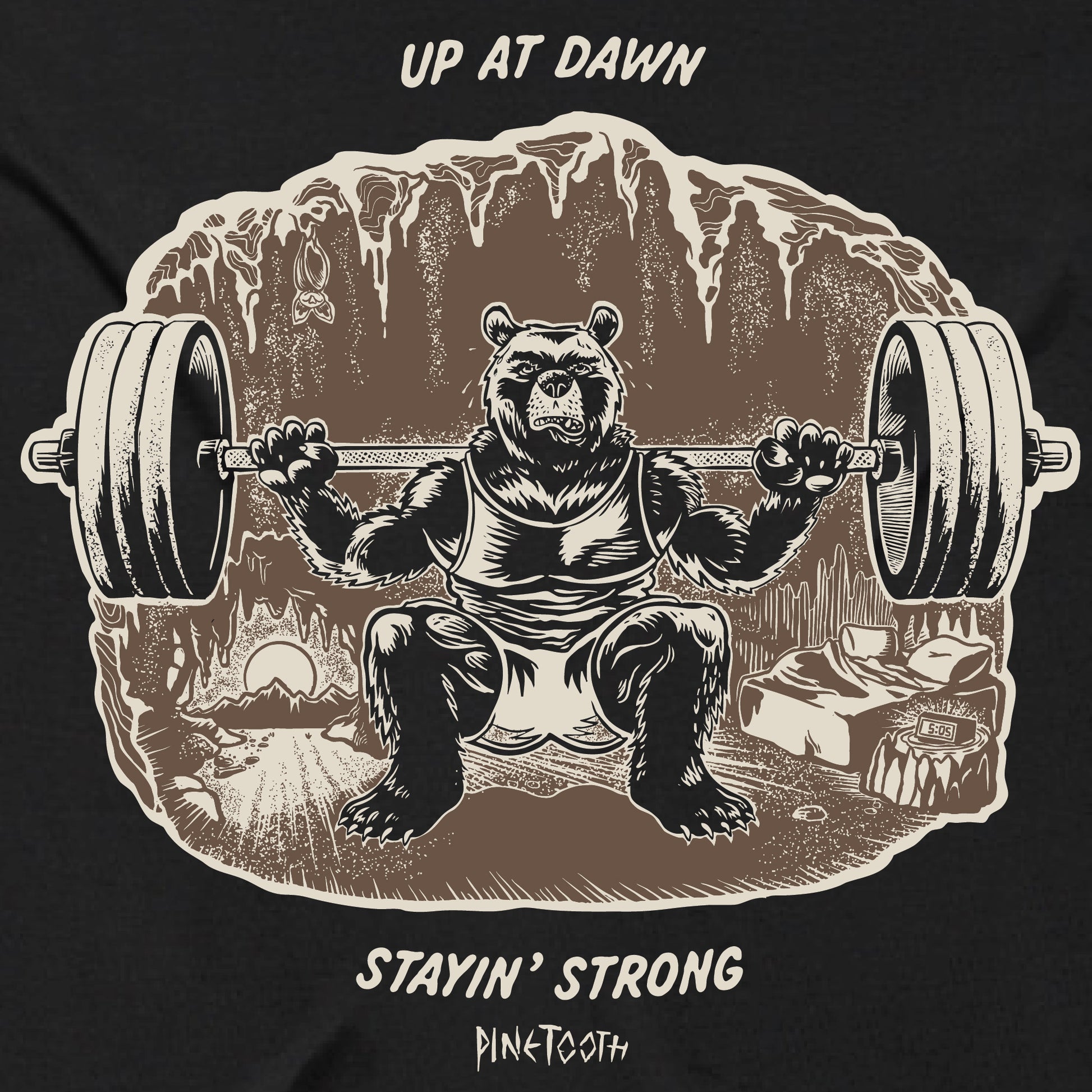 Up At Dawn - Oversized Classic Tee