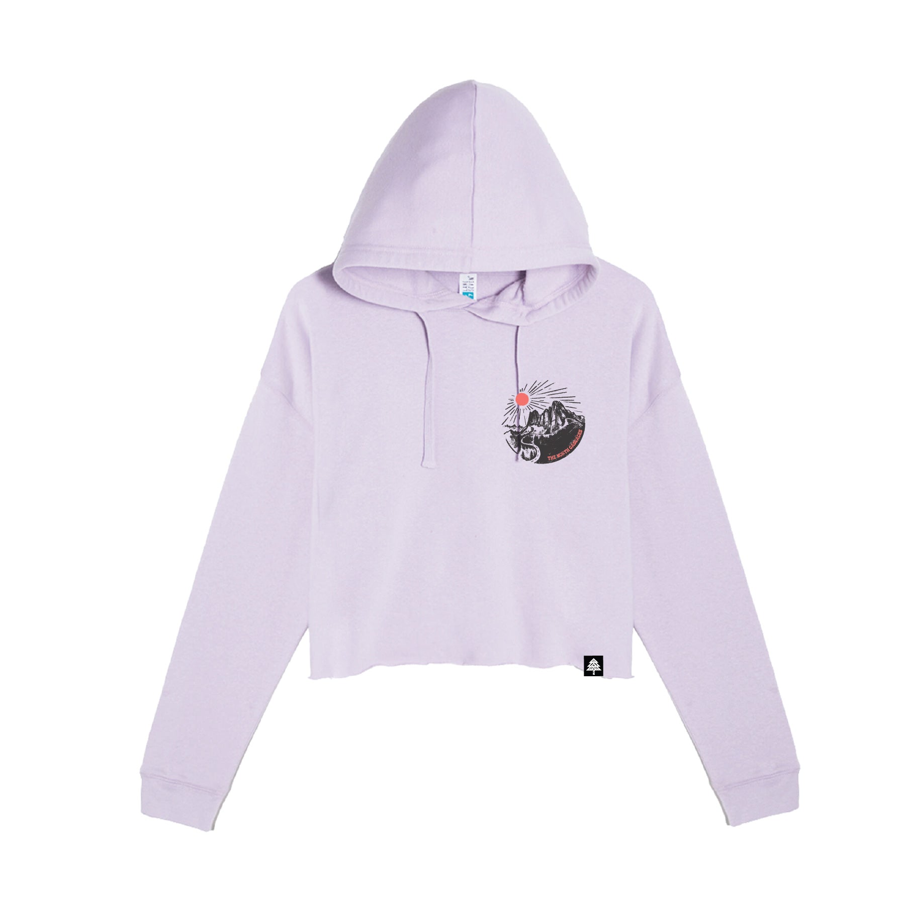 Vintage Hwy 20 - Women's Cropped Hoodie