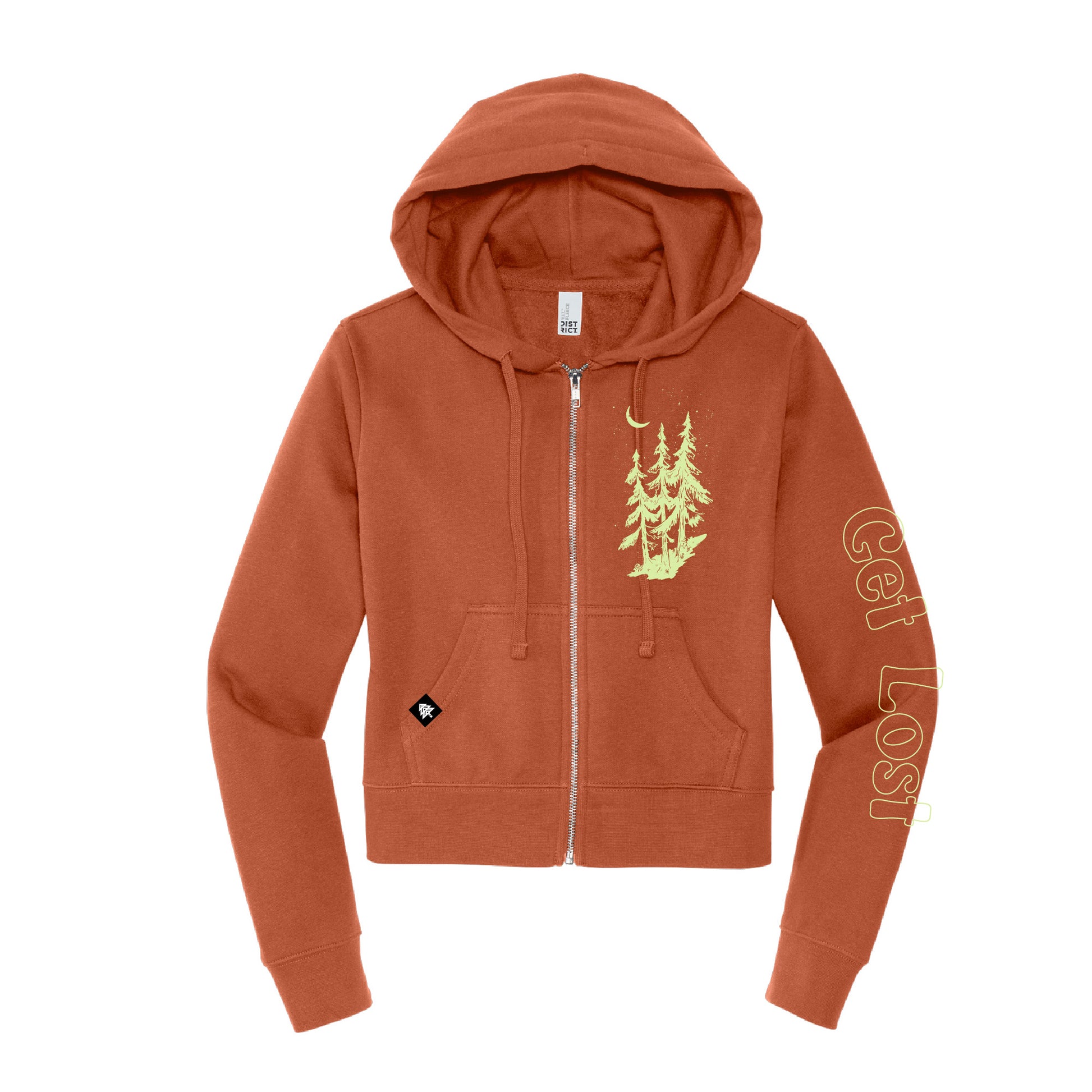 Get Lost - Women's Zip Hoodie