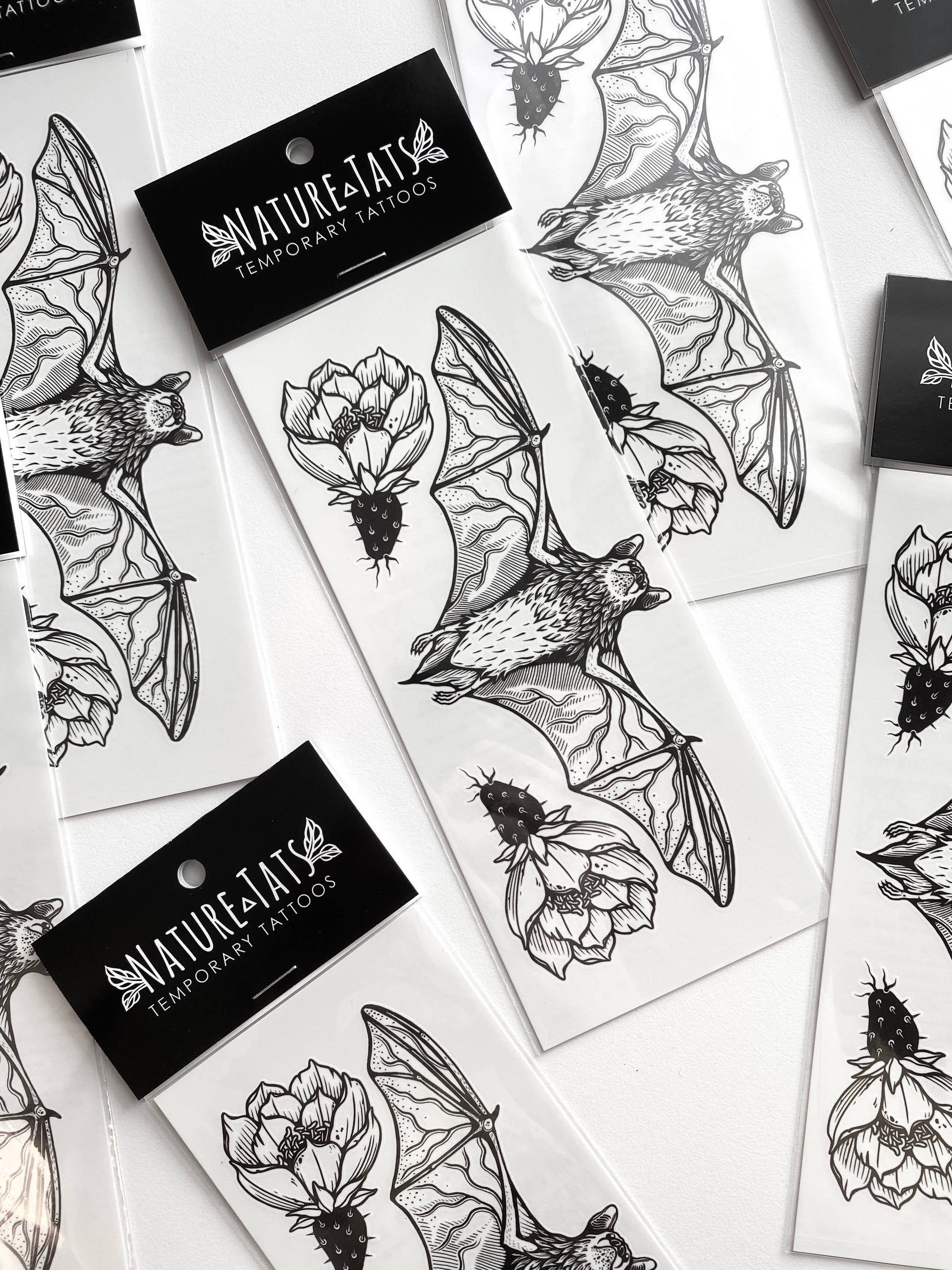 Free-tailed Bat Temporary Tattoo