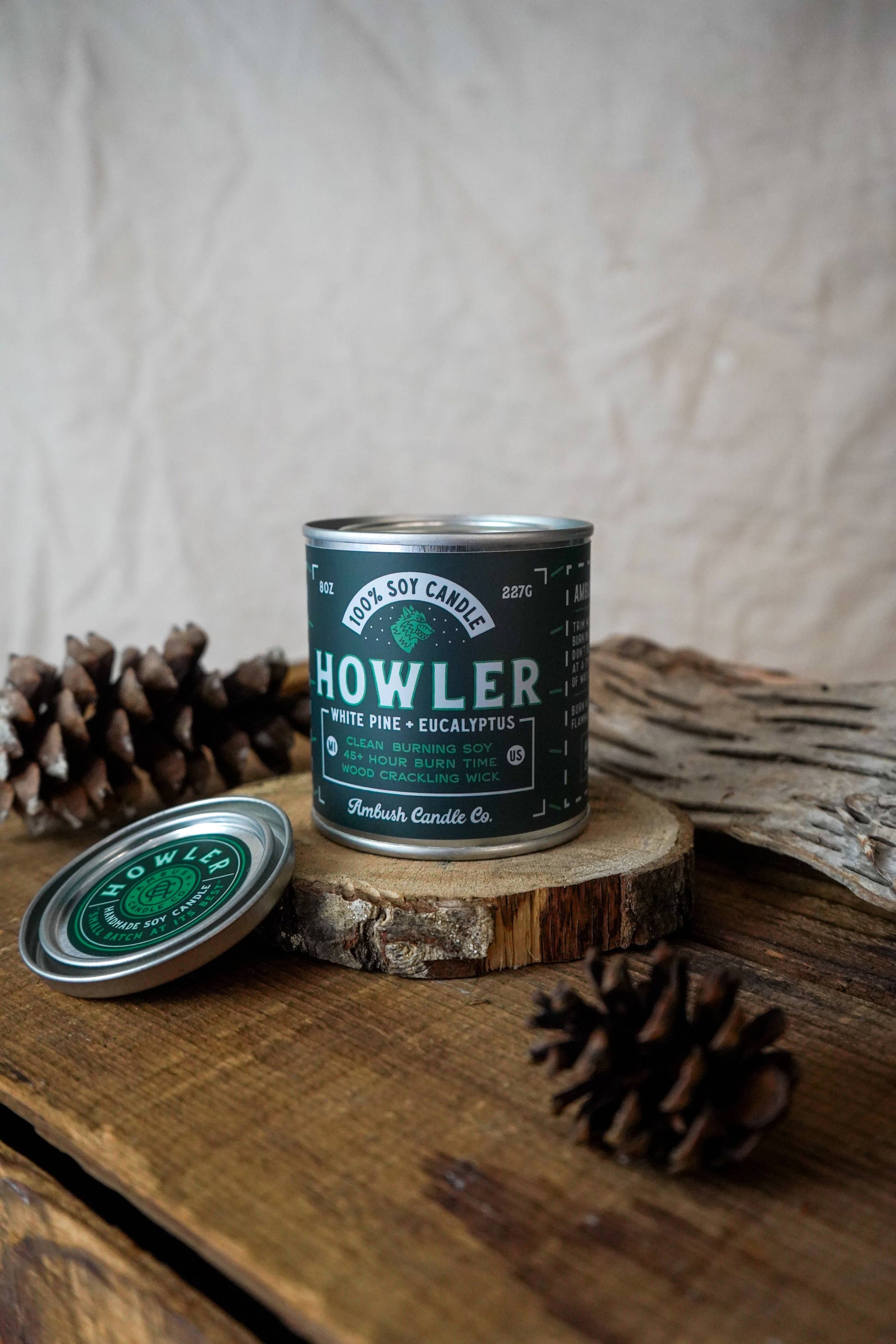 Howler | White Pine + Eucalyptus 8oz Soy Candle