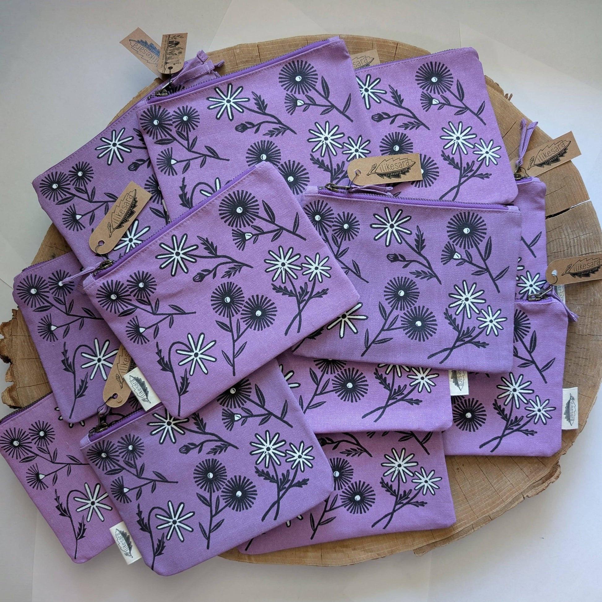 Zippered pouch | bloom