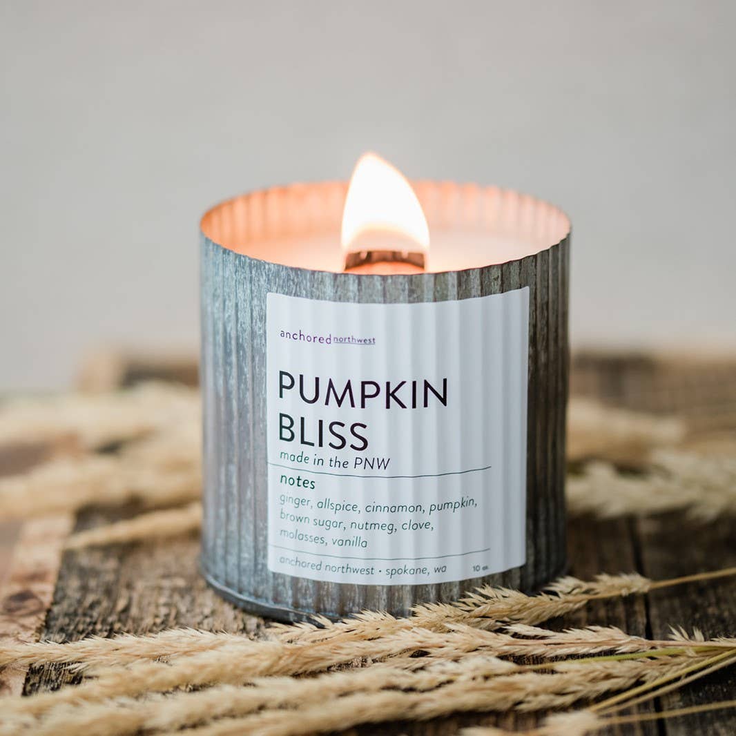 Girlfriend Rustic Vintage Farmhouse Wood Wick Candle
