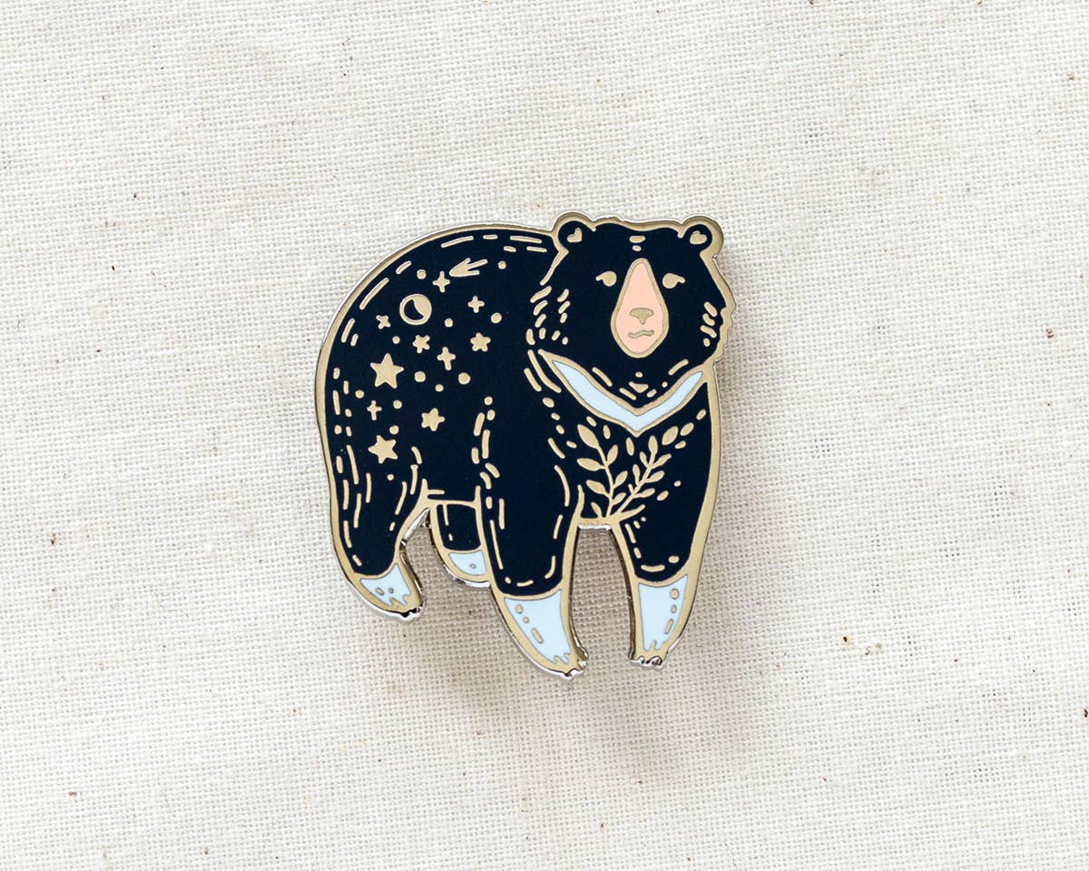 Moon Bear Enamel Pin