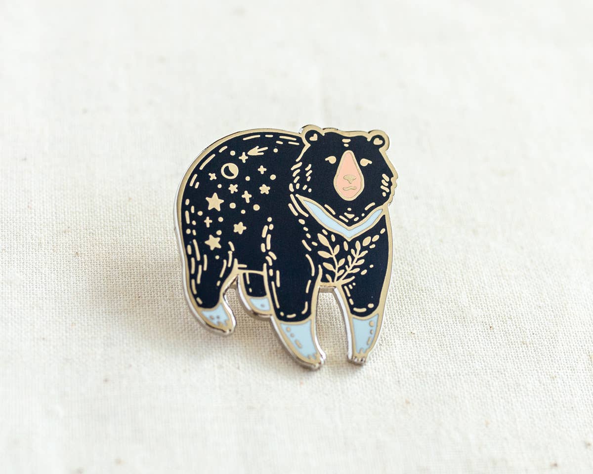 Moon Bear Enamel Pin