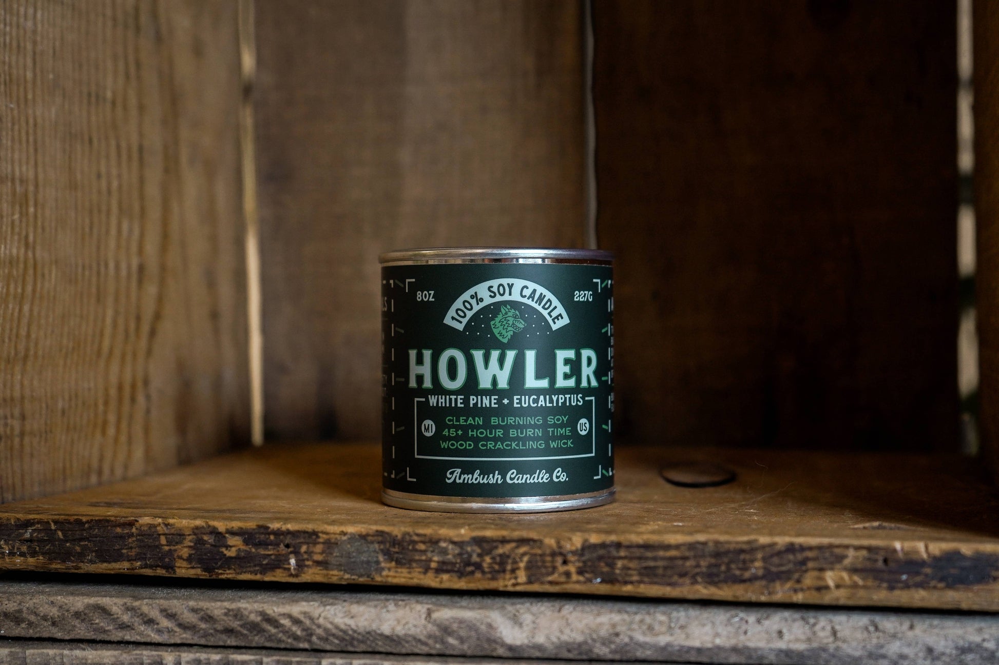 Howler | White Pine + Eucalyptus 8oz Soy Candle
