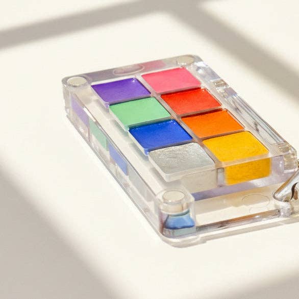 Portable Mini High Pigment Watercolor Paints Keychain (8 colors)