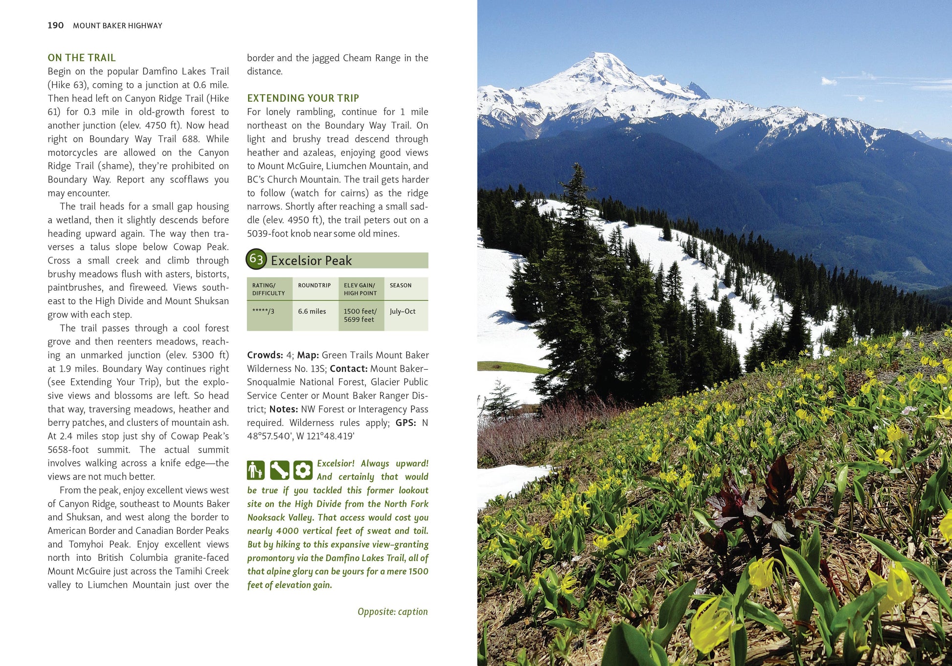 Day Hiking: North Cascades, 2nd Edition