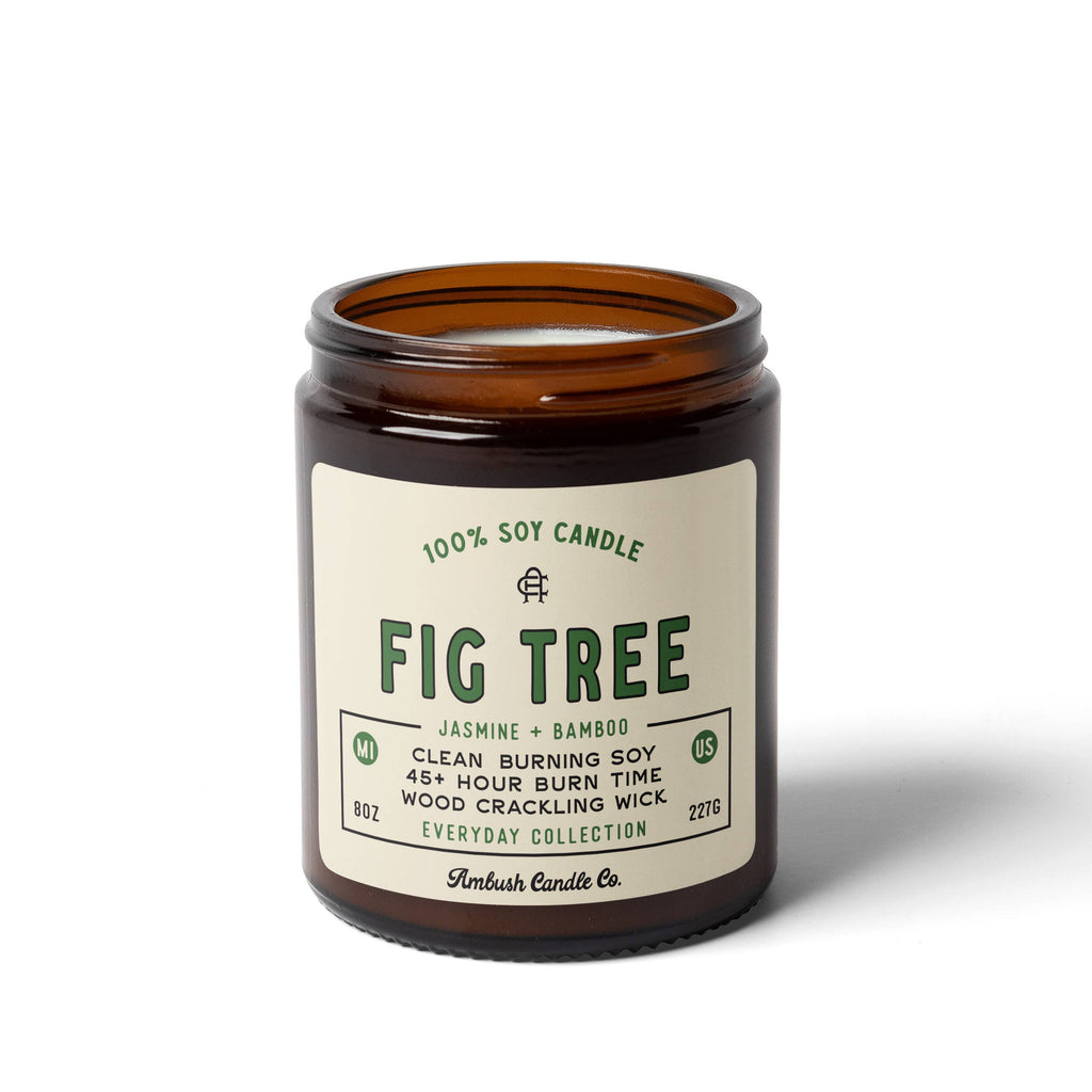 Fig Tree | Jasmine + Bamboo 8oz Soy Candle
