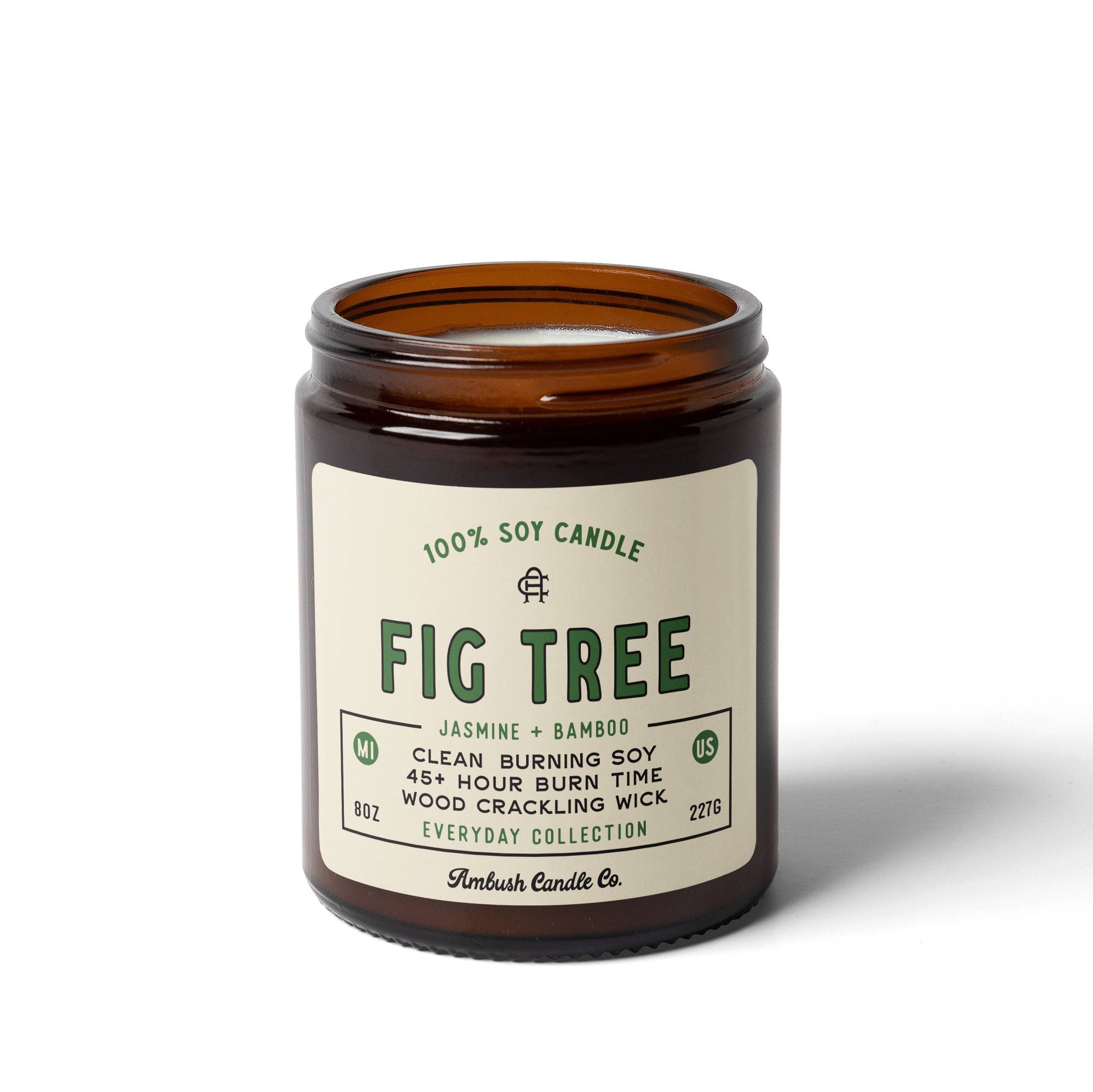 Fig Tree | Jasmine + Bamboo 8oz Soy Candle