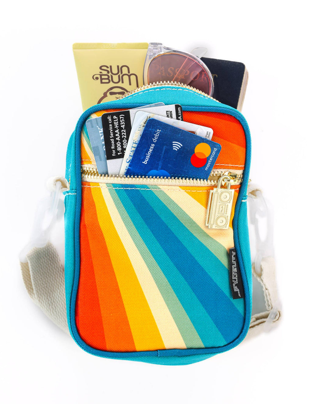 Mini Brick Bag - Retro Rainbow