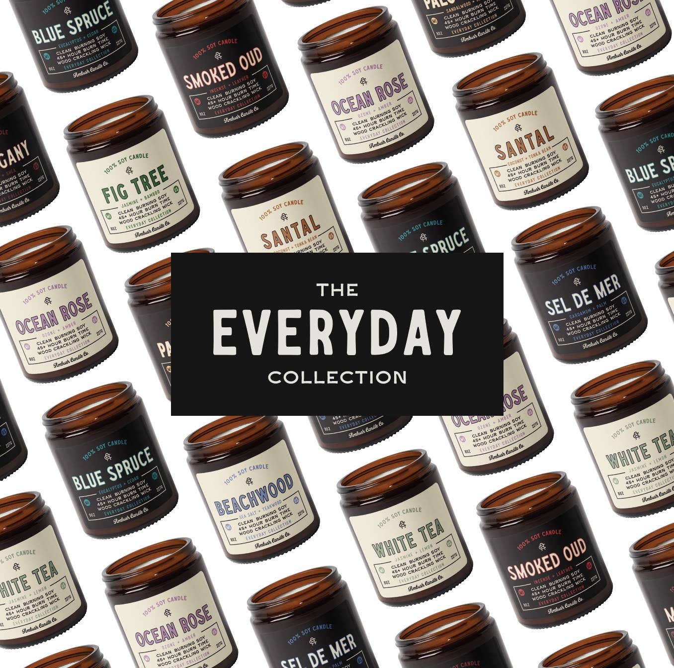Fig Tree | Jasmine + Bamboo 8oz Soy Candle