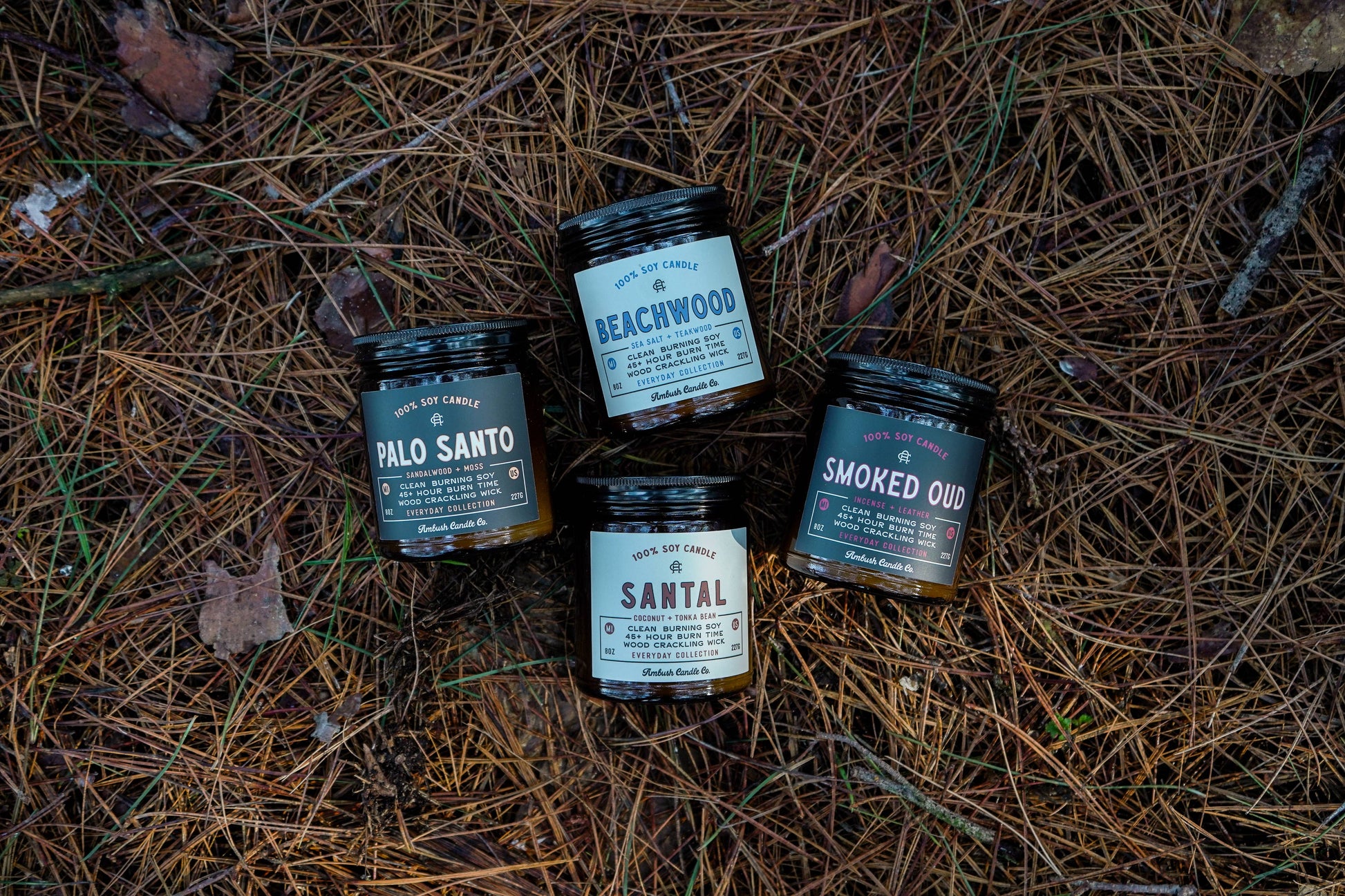 Beachwood | Sea Salt + Teakwood 8oz Soy Candle