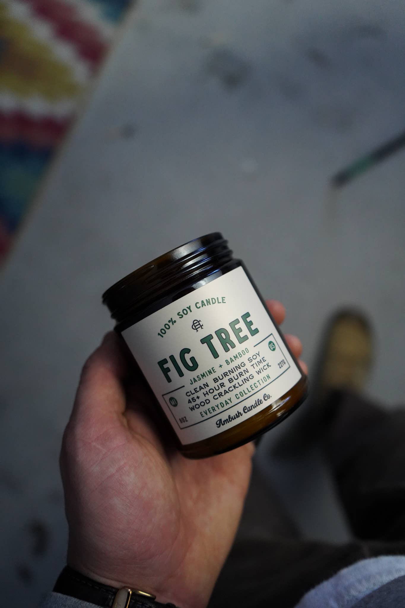 Fig Tree | Jasmine + Bamboo 8oz Soy Candle