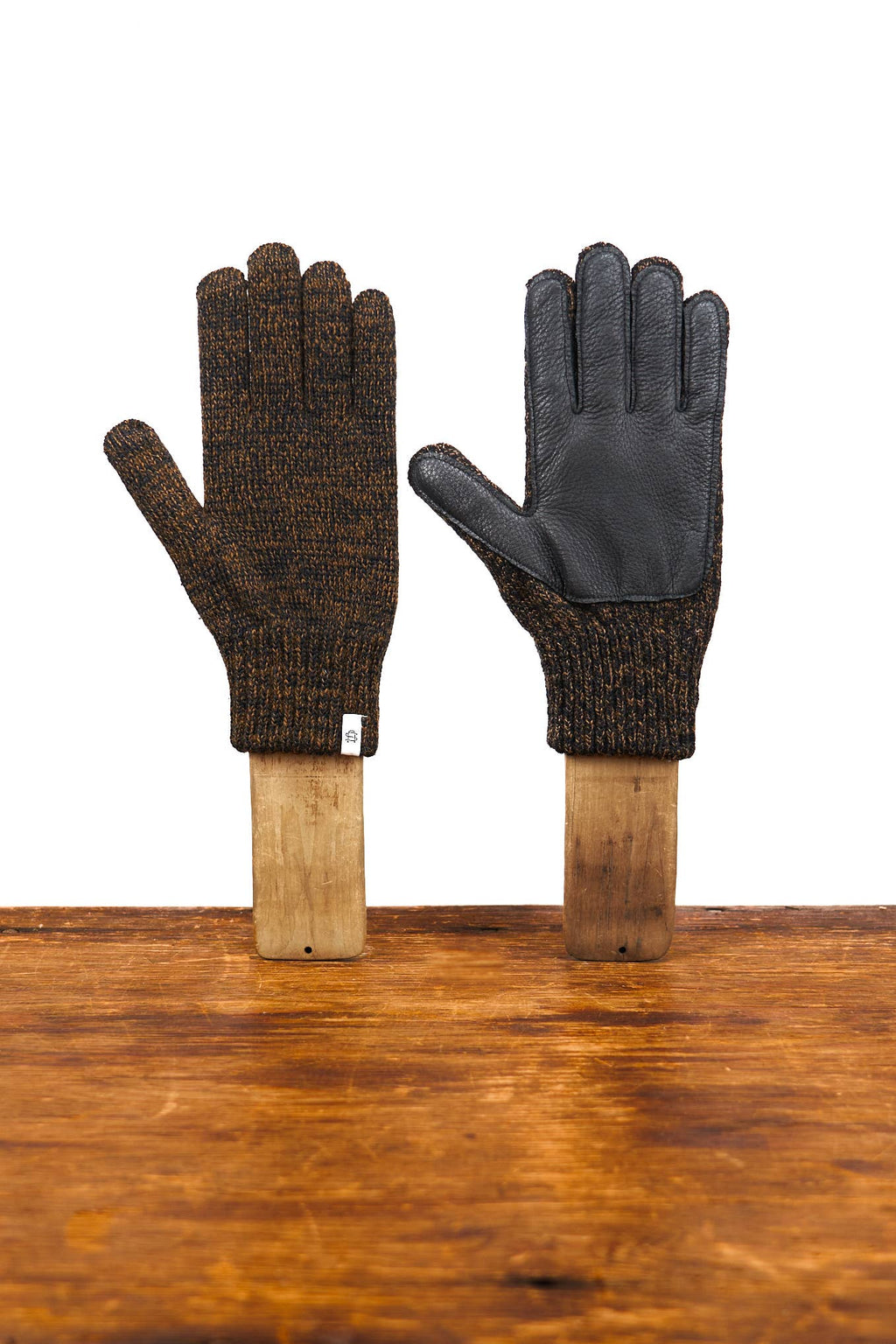 Ragg Wool Full Glove - Rust Melange