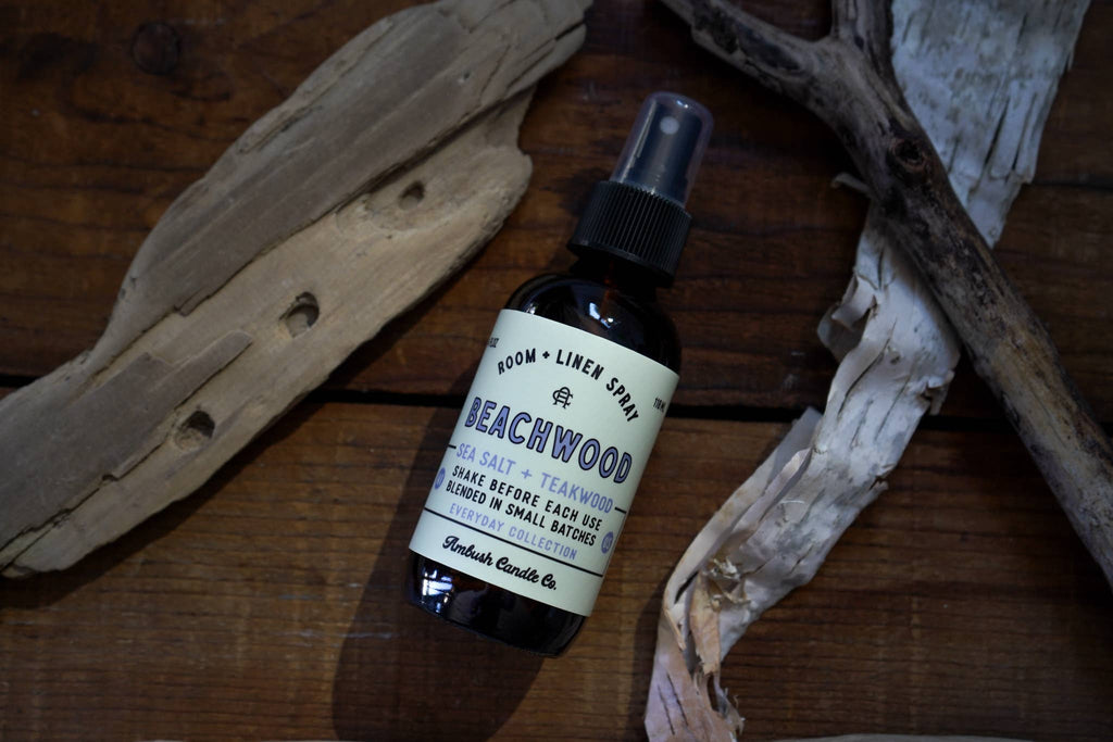 Beachwood | Sea Salt + Teakwood 4oz Room + Linen Spray