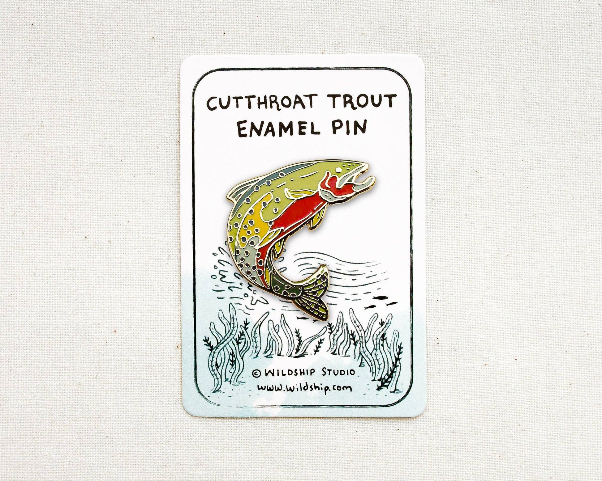 Cutthroat Trout Enamel Pin