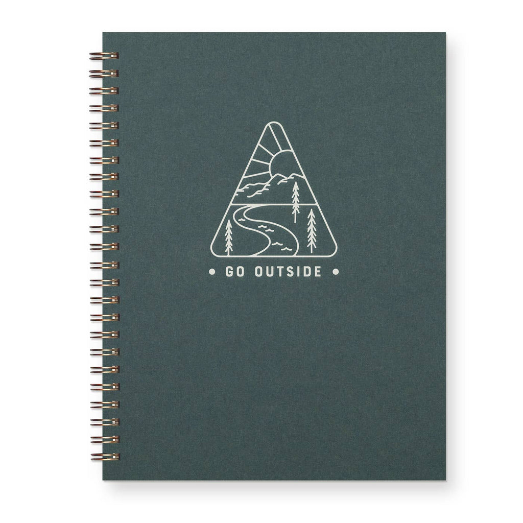 Go Outside Journal: Lined Notebook