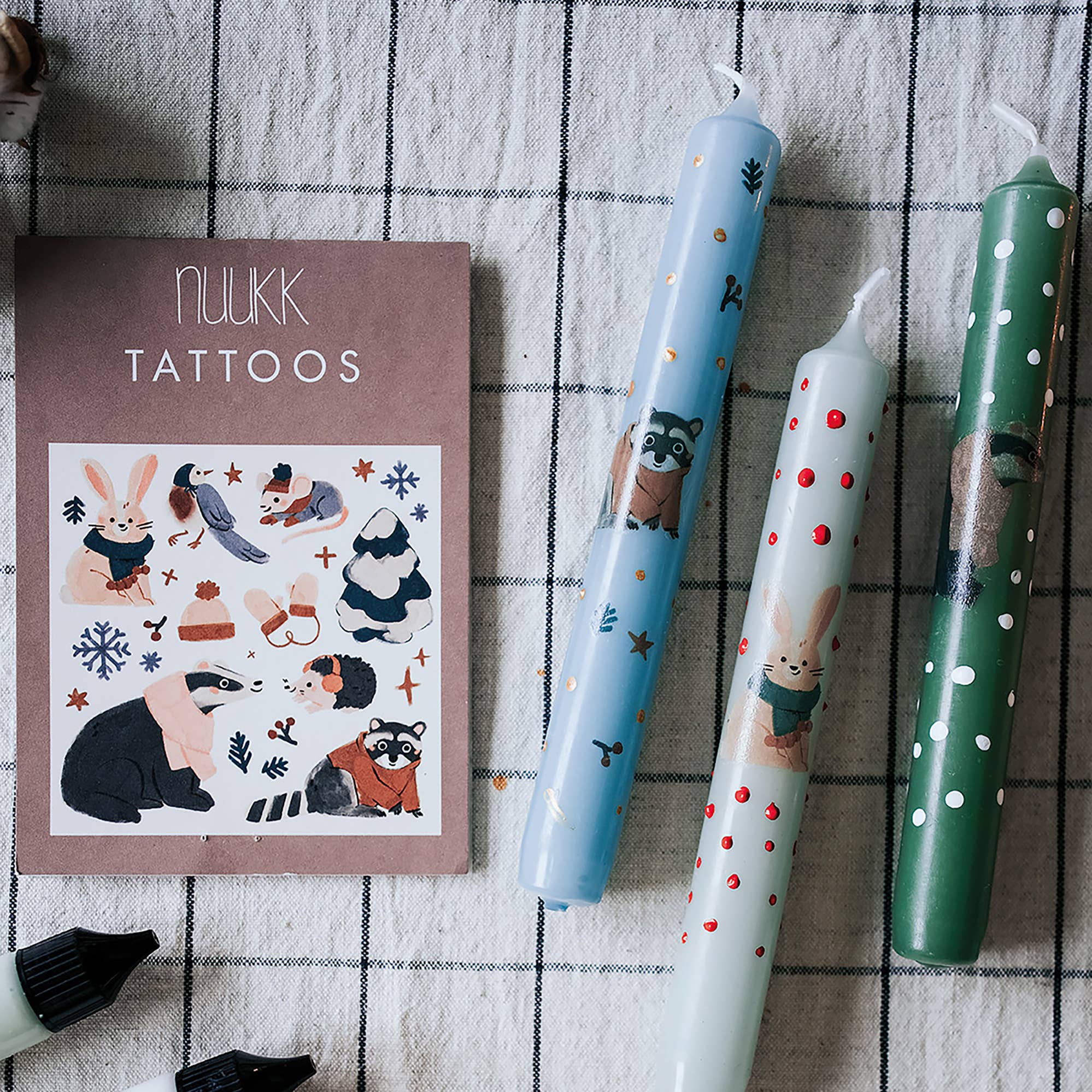 Organic Tattoos - Scarves and Hats