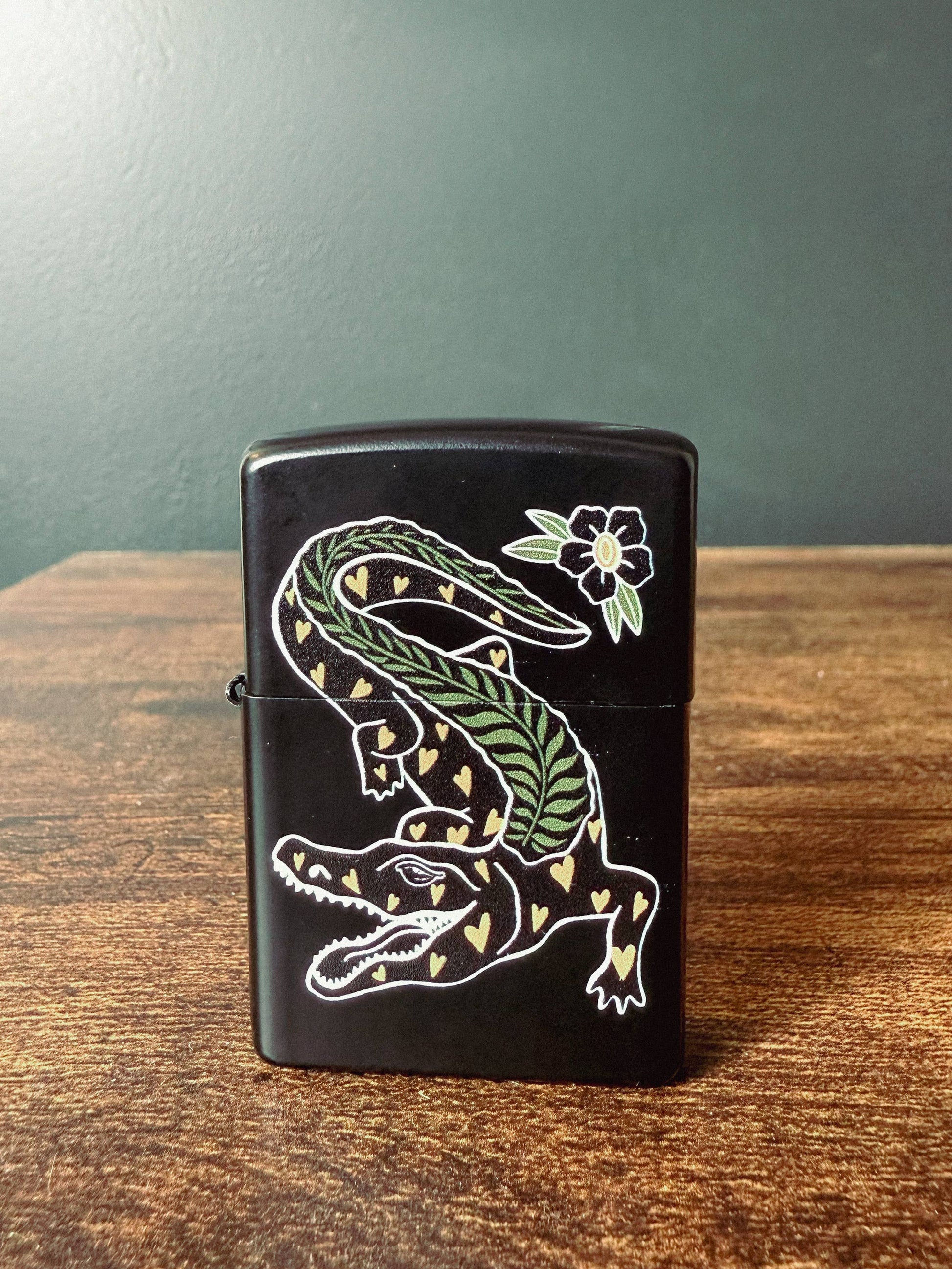 Refillable Alligator Lighter Wind Proof