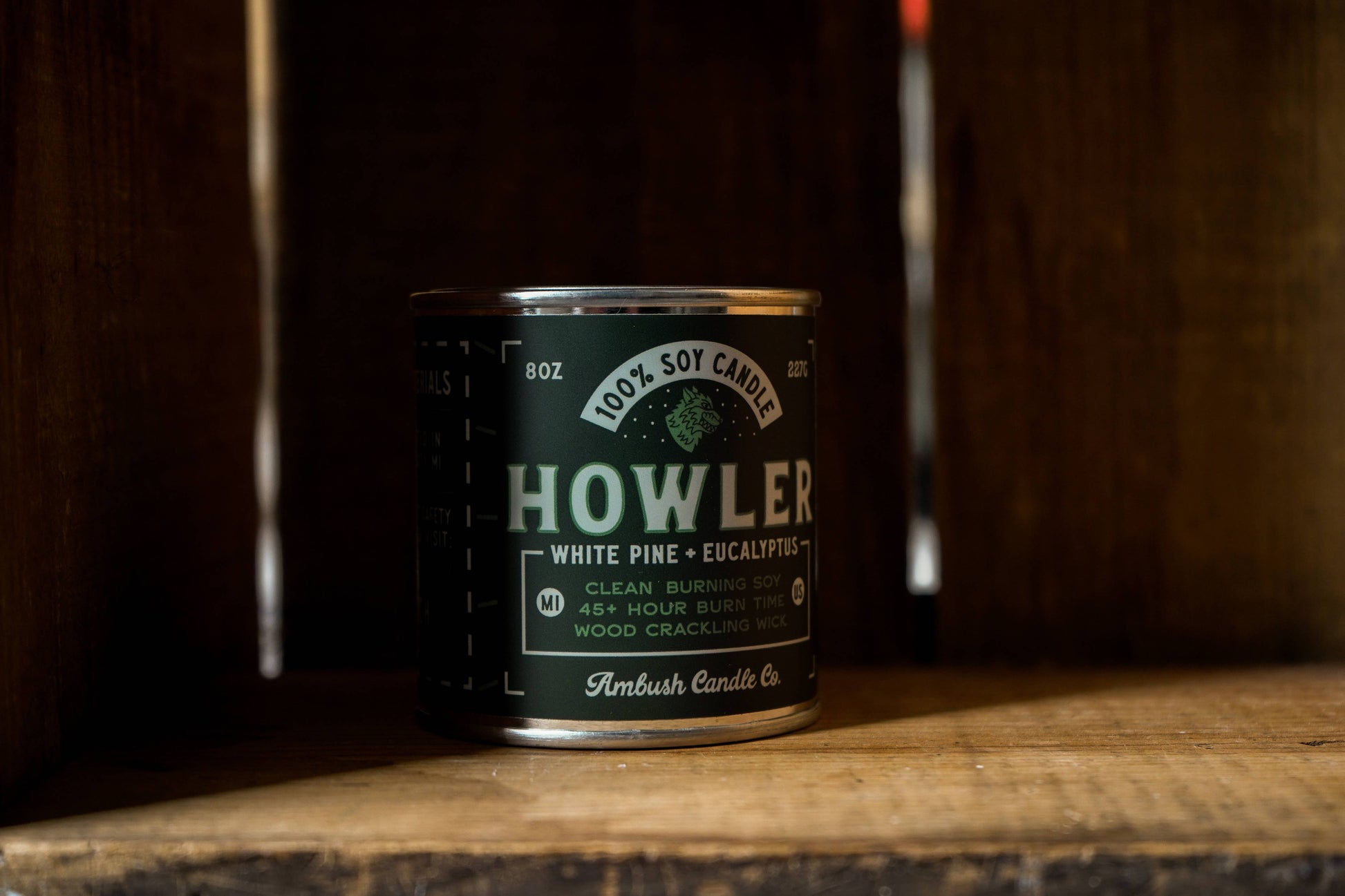 Howler | White Pine + Eucalyptus 8oz Soy Candle