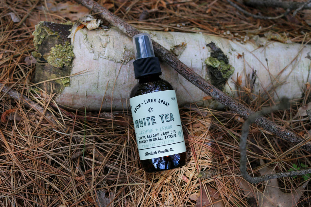 White Tea | Jasmine + Lemon 4oz Room + Linen Spray