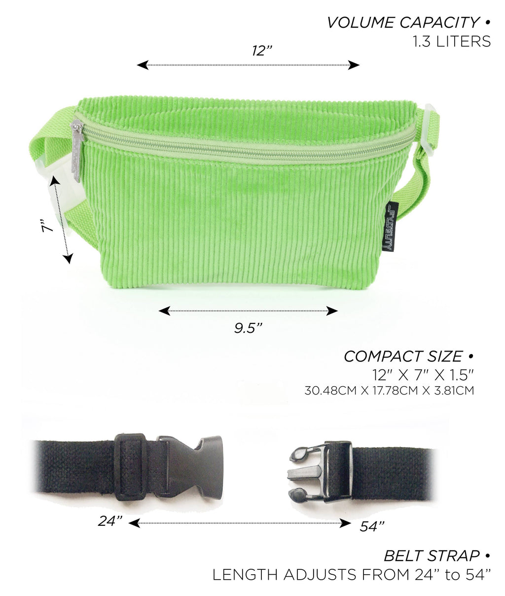 Fanny Pack - Corduroy Green