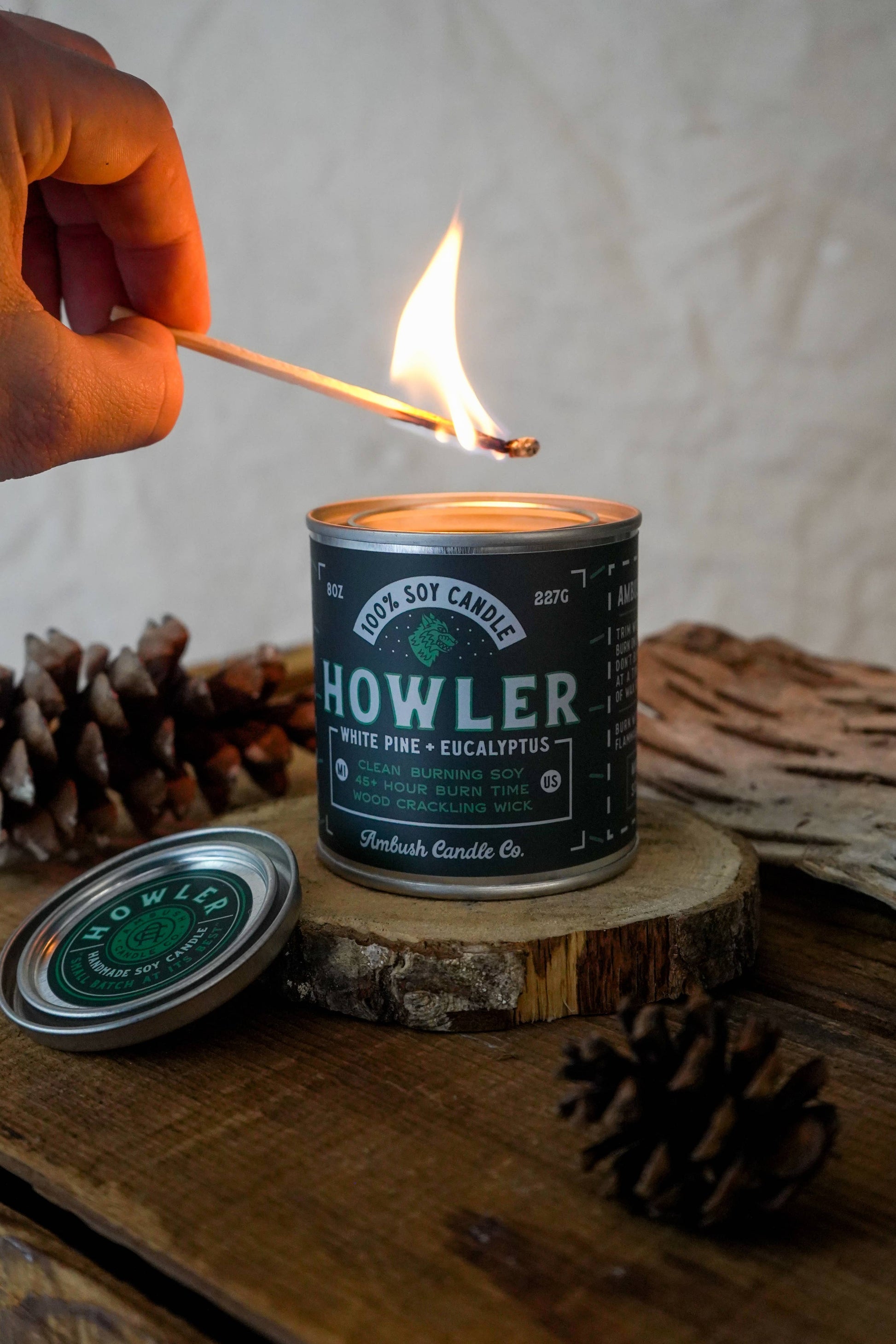 Howler | White Pine + Eucalyptus 8oz Soy Candle