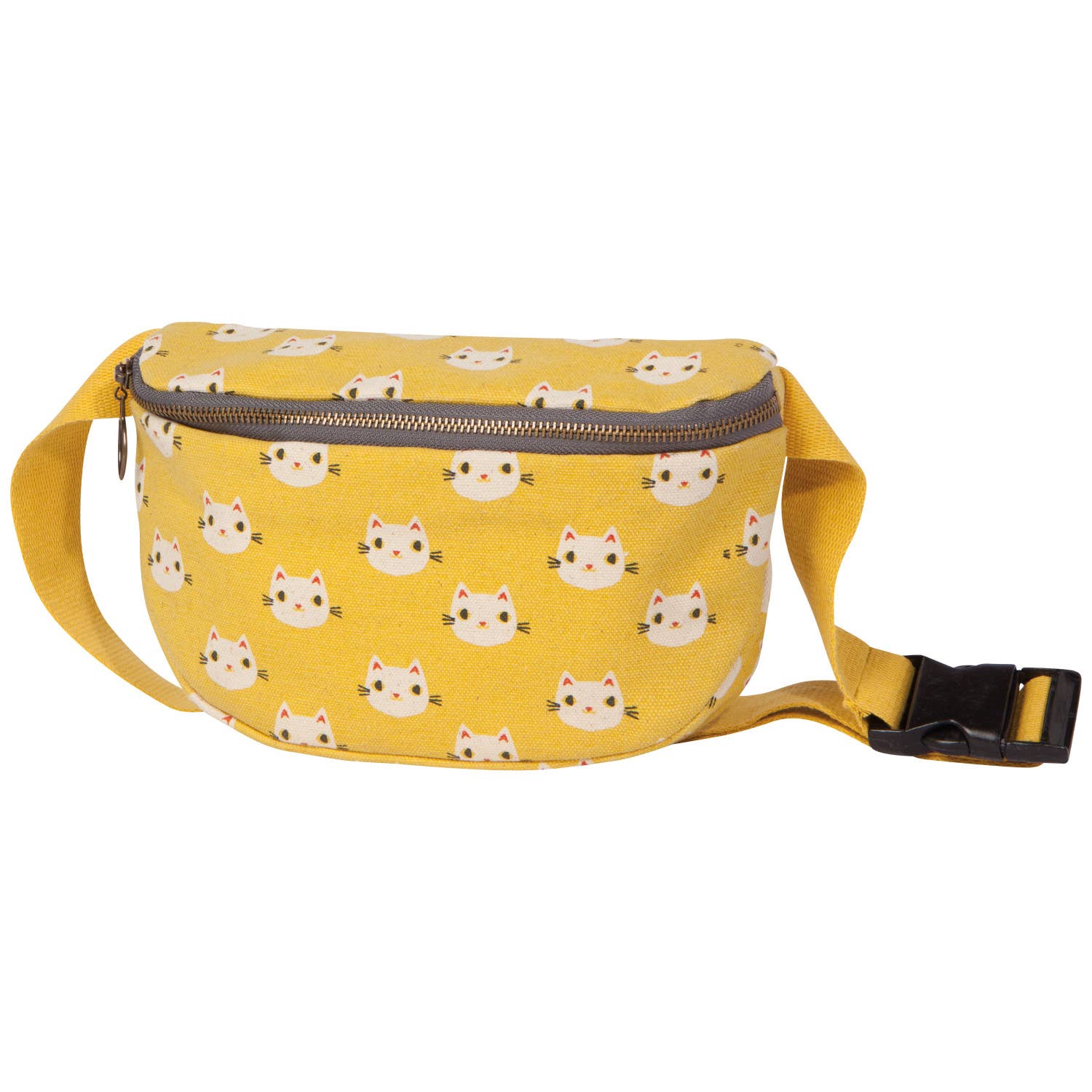 Danica Studio Meow Meow Cats Cotton Hip Bag Adjustable Strap