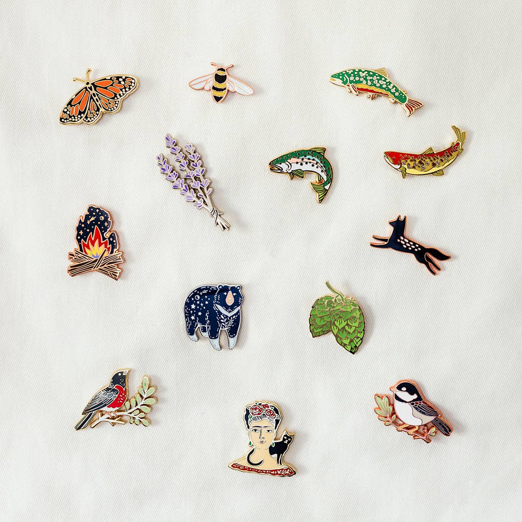 Honeybee Enamel Pin For Charity