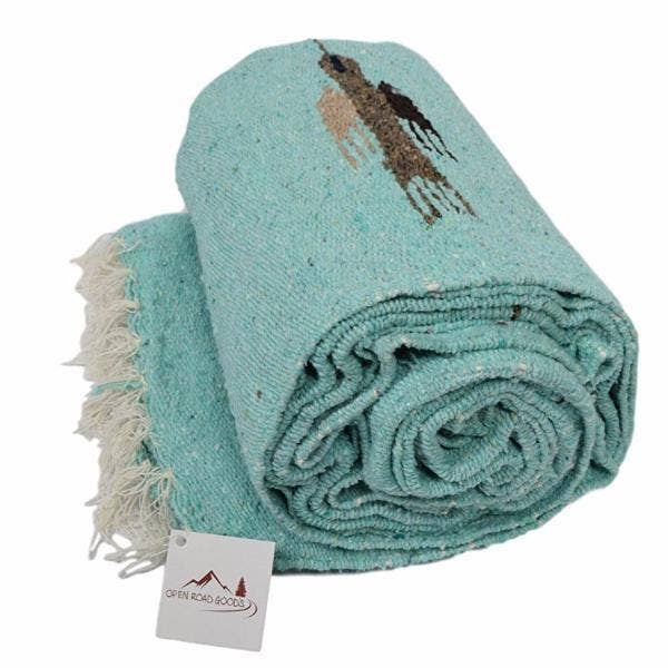 Mint Baja Thunderbird Blanket