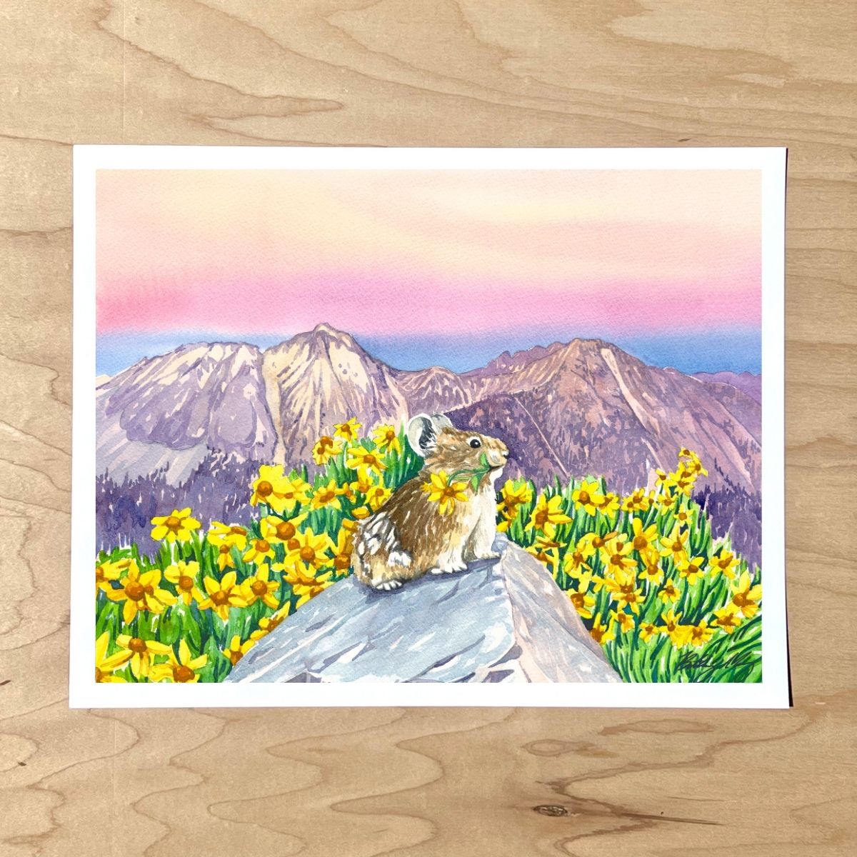 Alpine Pika - Small Art Print