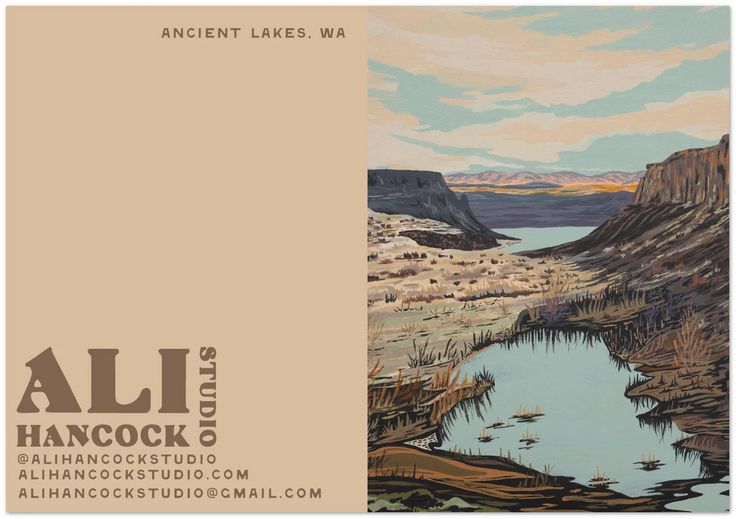 Ancient Lake, WA- Card