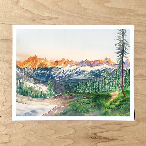 Cutthroat Pass at Dusk - Medium Art Print