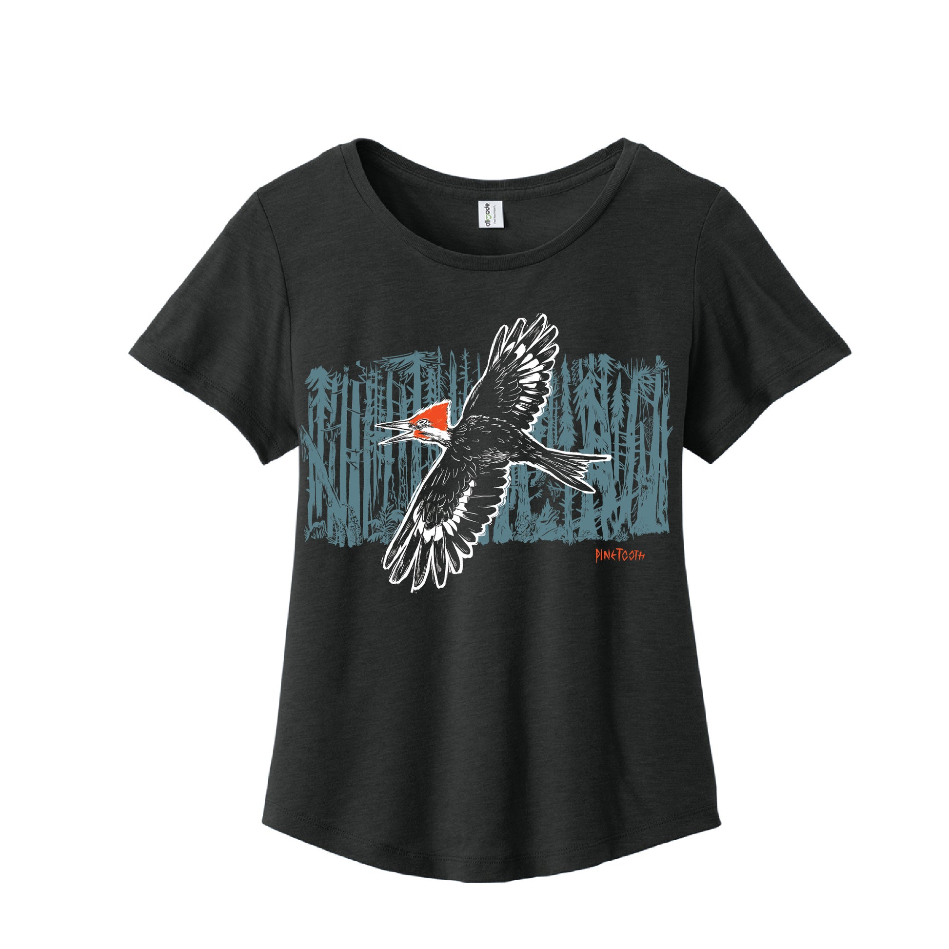 Pileated & Pines - Women's Scoop Tee