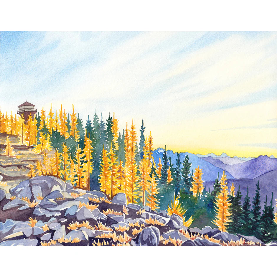 Goat Peak Lookout - Medium Art Print