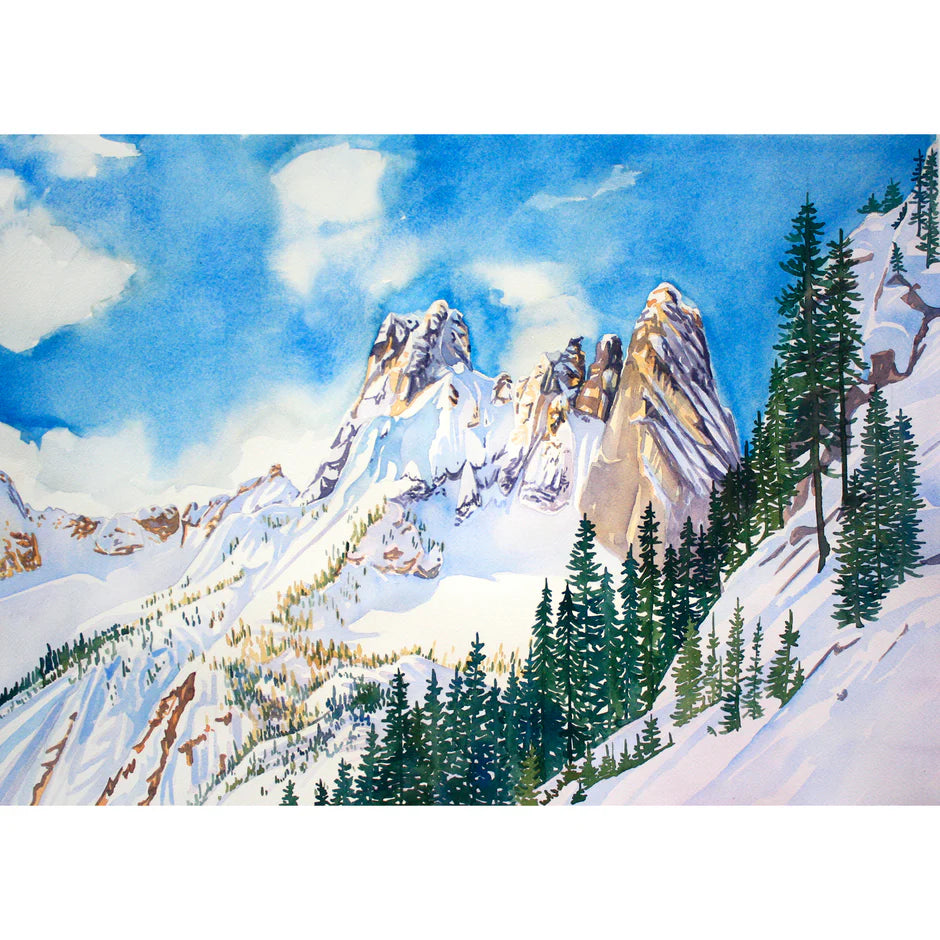 Liberty Bell in Winter - Medium Art Print