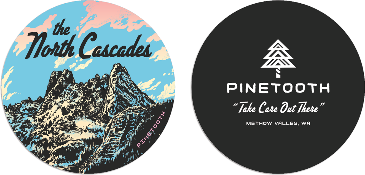North Cascades Wasington Pass - Sticker