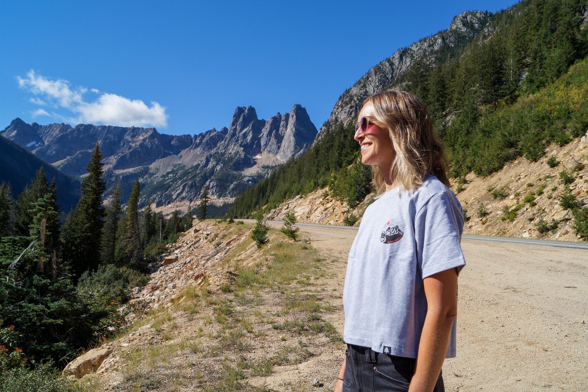 Vintage Hwy 20 - Women's Heavy Boxy Tee