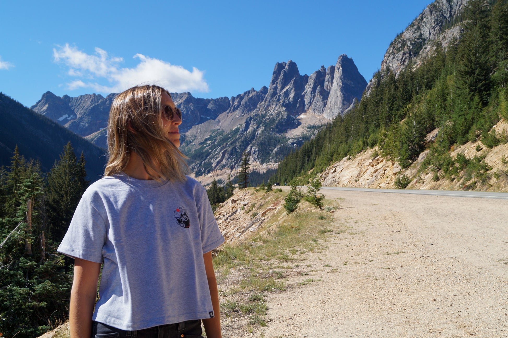 Vintage Hwy 20 - Women's Heavy Boxy Tee