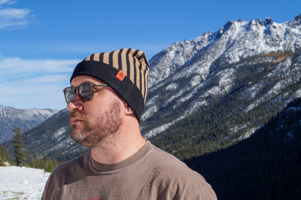 Merino Wool Trail Beanie - Mushroom Hunt