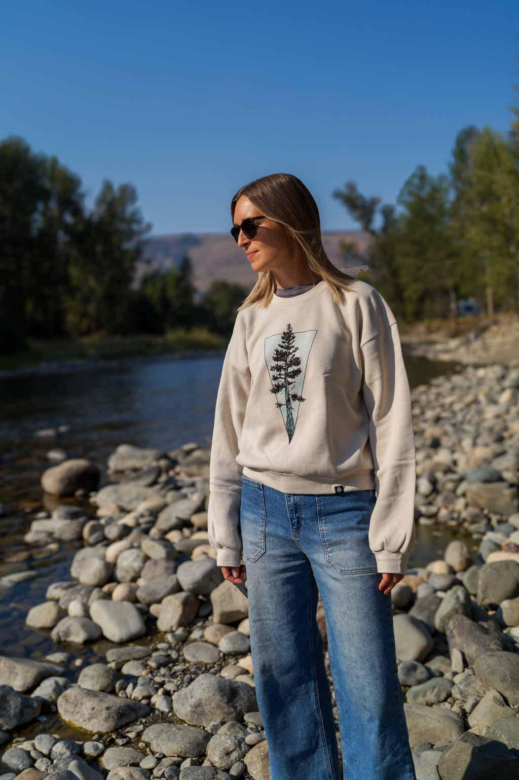 Ponderosa Topo - Women's Pullover Crew