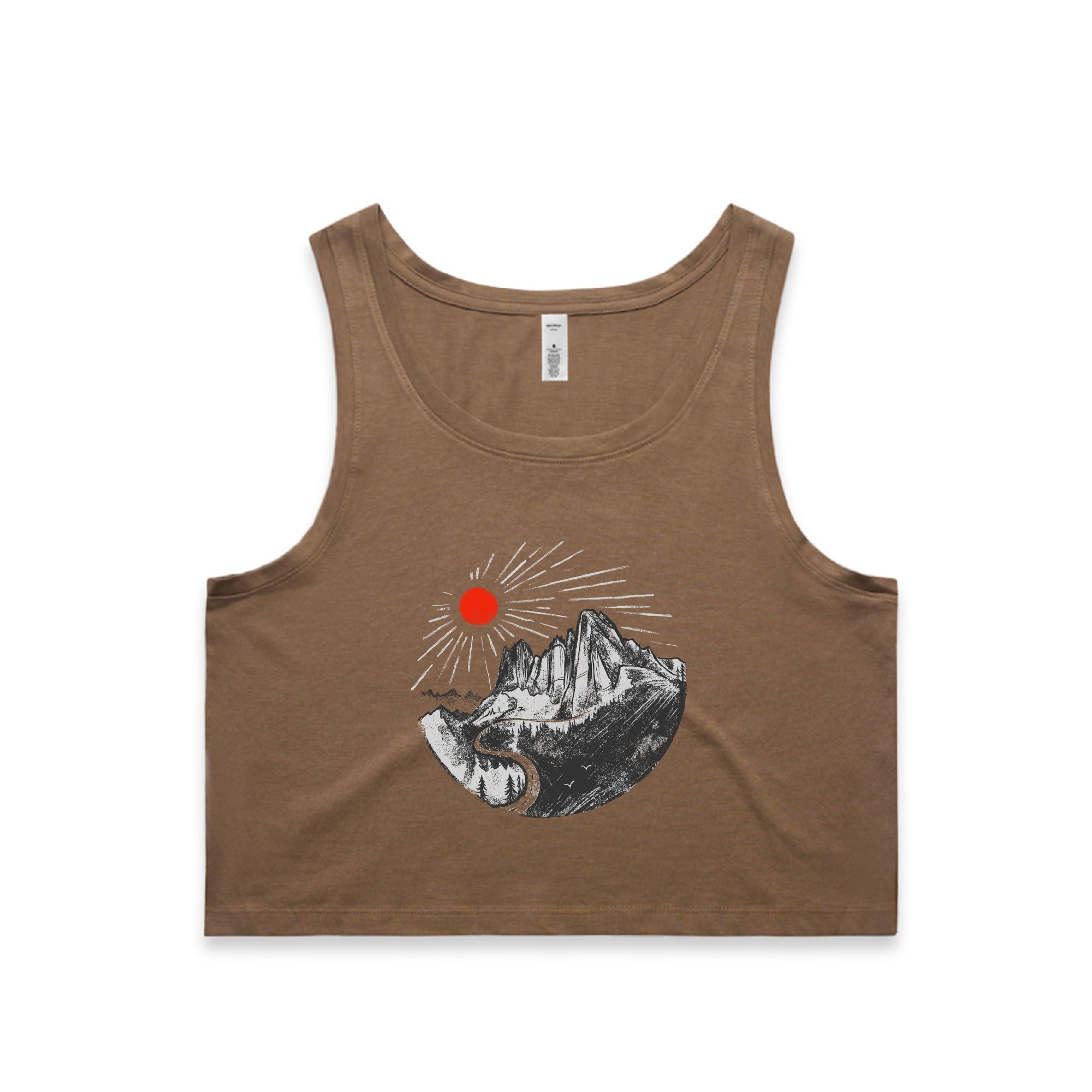 Hwy 20- Women’s Crop Singlet