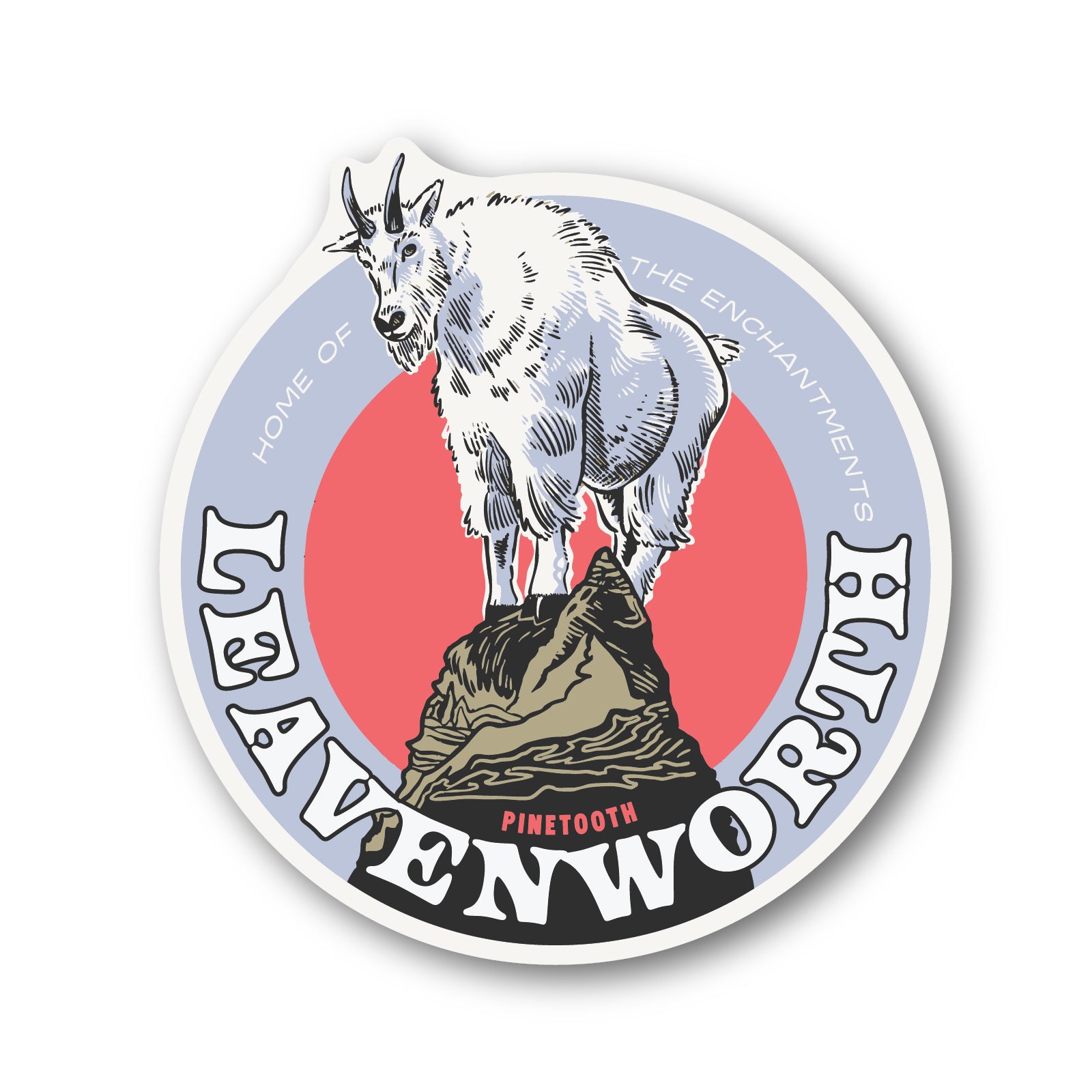 Leavenworth Goat - Sticker