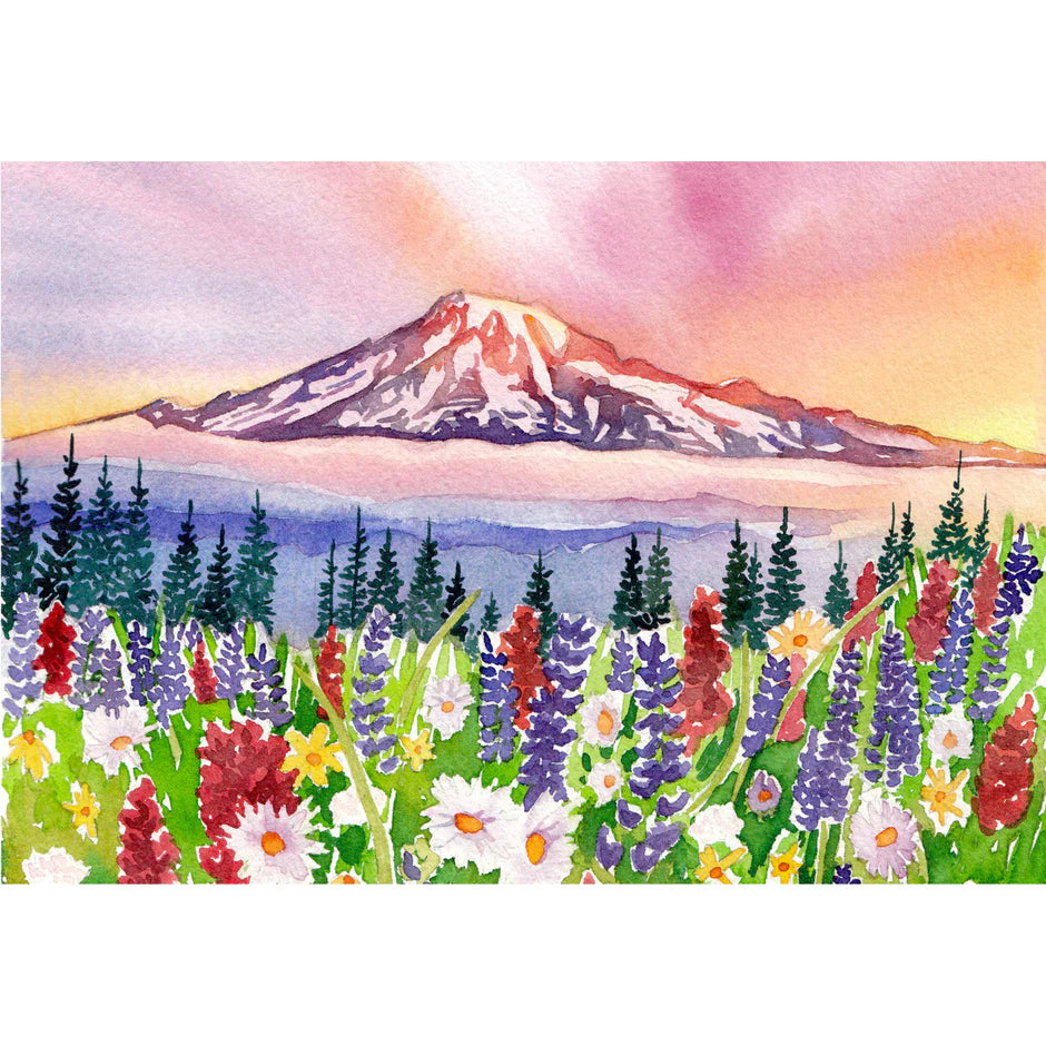 Spring in Washington - Medium Art Print