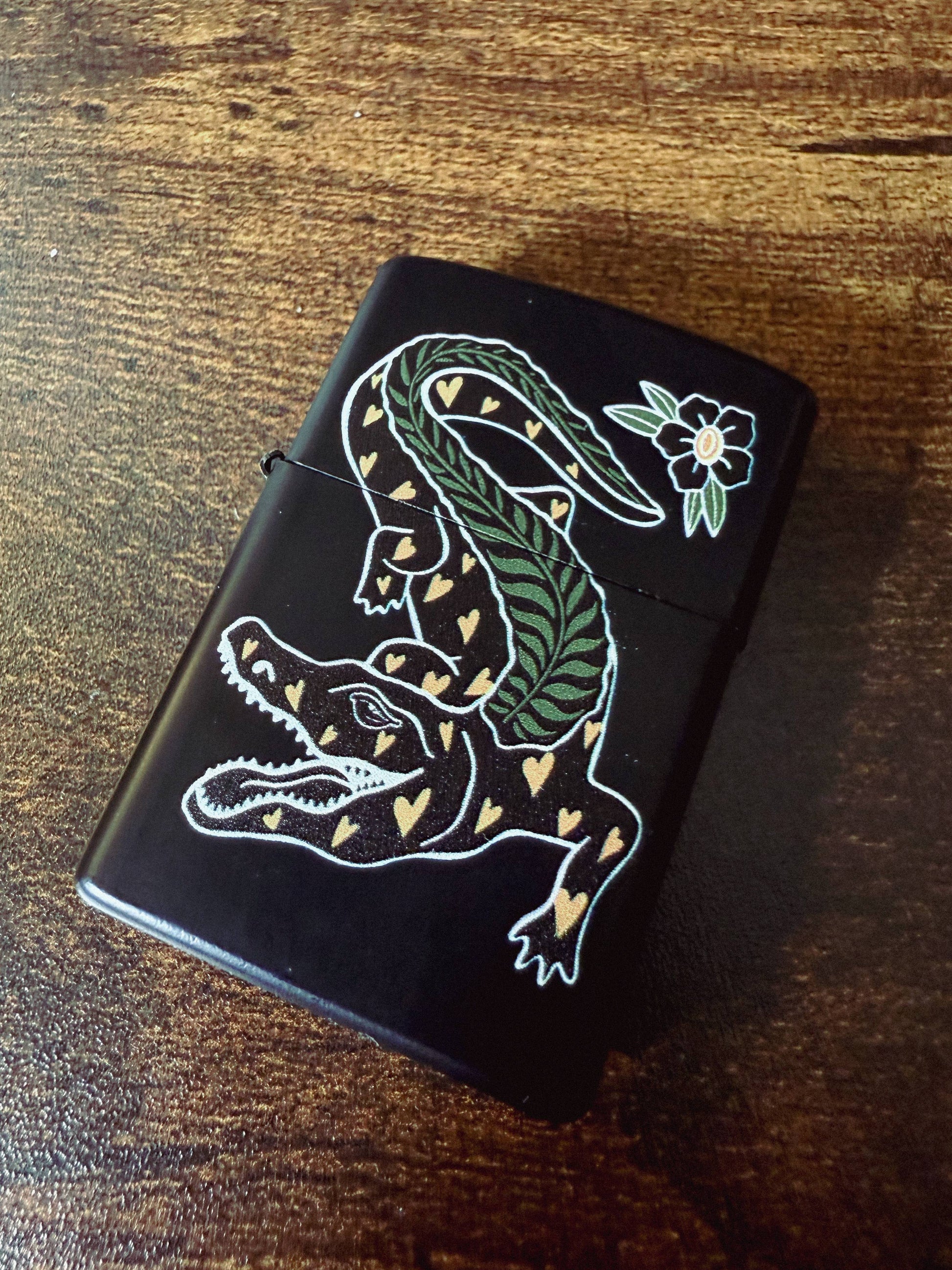 Refillable Alligator Lighter Wind Proof