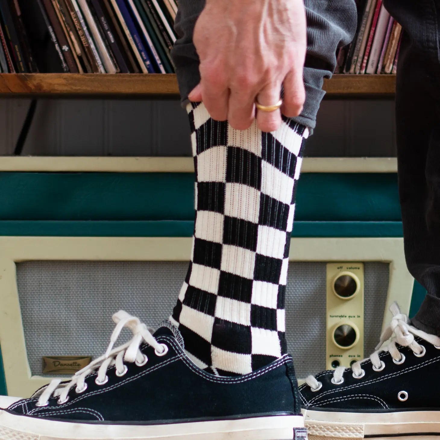 Checkerboard Socks