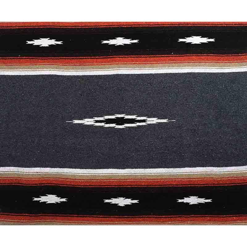 Retro Charcoal Grey Baja Diamond Blanket