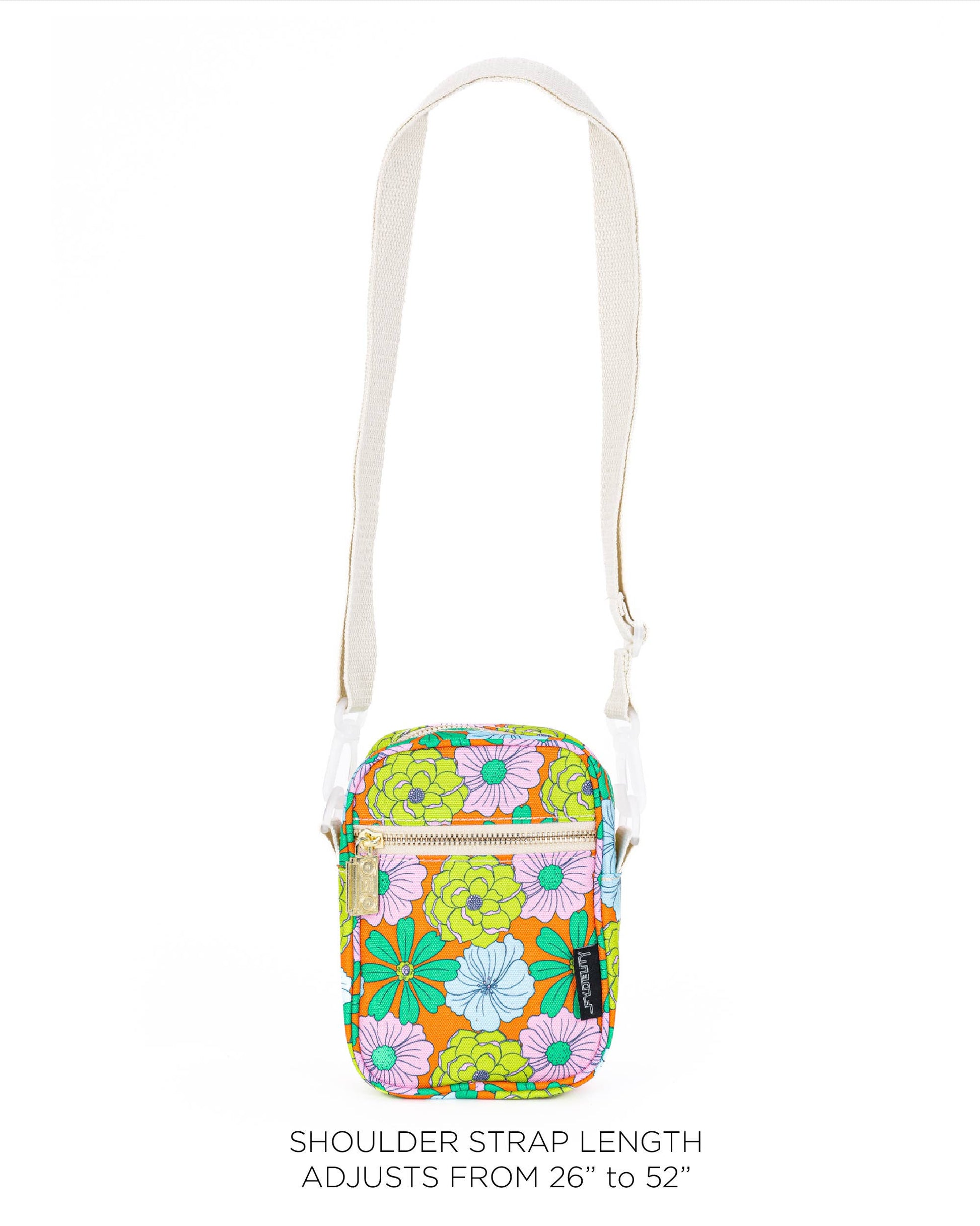 Mini Brick Bag - Floral Orange