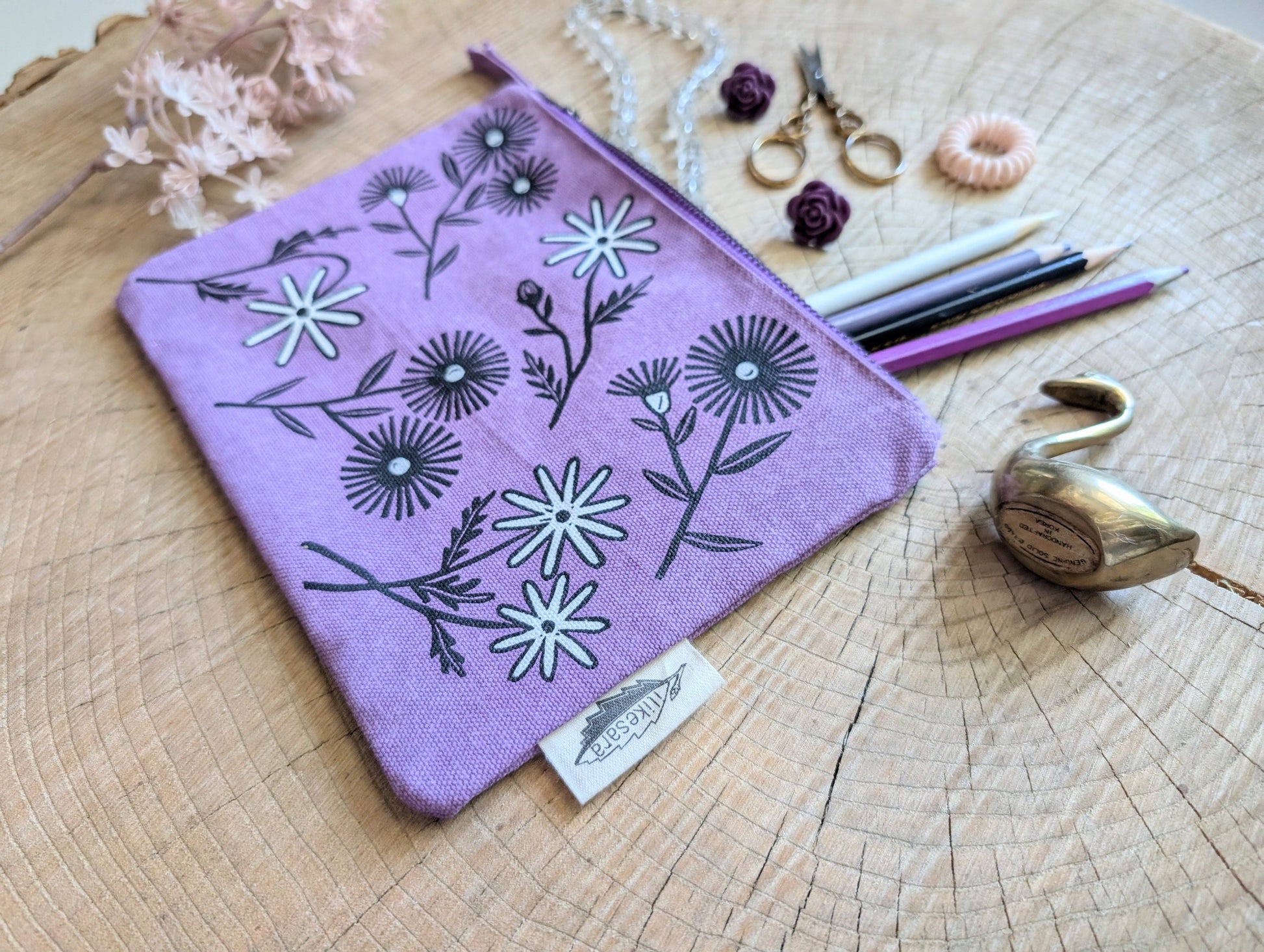 Zippered pouch | bloom